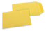Farbigen Flachbeutel - Sonnenblumengelb, 85 x 125 mm | PIT Packaging.at | Briefumschlaegebestellen