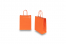 Tragetaschen aus Papier mit gedrehten Papierkordeln - orange, 180 x 80 x 220 mm, 90 Gramm | PIT Packaging.at | Briefumschlaegebestellen