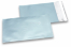 Eisblaue Folienkuverts matt metallic farbig - 114 x 162 mm | PIT Packaging.at | Briefumschlaegebestellen