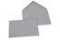 Farbige Kuverts für Glückwunschkarten - Grau, 114 x 162 mm | PIT Packaging.at | Briefumschlaegebestellen