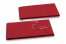 Kartonverpackung mit Kordelverschluss - 110 x 220 x 25 mm, rot | PIT Packaging.at | Briefumschlaegebestellen