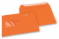 Orange, Fensterkuverts farbig, 162 x 229 mm (A5), Fenster links, Fensterformat 45 x 90 mm, Fensterposition 20 mm von links / 60 mm von unten, Haftklebeverschluss, 120 gr farbiges Papier | PIT Packaging.at | Briefumschlaegebestellen