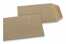 Farbigen Flachbeutel - Braun Kraft, 85 x 125 mm | PIT Packaging.at | Briefumschlaegebestellen