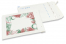 Weiße Weihnachts-Luftpolstertaschen - Vintage | PIT Packaging.at | Briefumschlaegebestellen