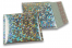 Luftpolstertaschen metallic umweltfreundlich - Silber Holographisch 165 x 165 mm | PIT Packaging.at | Briefumschlaegebestellen