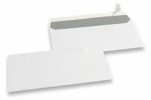 Kuverts Standard weiß, 110 x 220 mm (DL), 80 Gramm, haftklebeverschluß, Gewicht pro Stück ca. 4 Gr. | PIT Packaging.at | Briefumschlaegebestellen