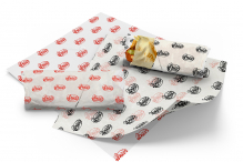 Bedrucktes fettdichtes Papier - Weiß | PIT Packaging.at | Briefumschlaegebestellen