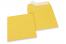Farbige Kuverts Papier - Sonnenblumengelb, 160 x 160 mm | PIT Packaging.at | Briefumschlaegebestellen