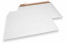 Versandtaschen aus Wellpappe Weiß - 375 x 520 mm | PIT Packaging.at | Briefumschlaegebestellen