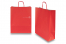 Tragetaschen aus Papier mit gedrehten Papierkordeln - feuerrot, 320 x 120 x 410 mm, 100 Gramm | PIT Packaging.at | Briefumschlaegebestellen