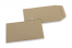 Farbigen Flachbeutel - Braun Kraft, 65 x 105 mm | PIT Packaging.at | Briefumschlaegebestellen