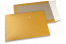Papprückwandtaschen farbig - Gold, 229 x 324 mm | PIT Packaging.at | Briefumschlaegebestellen