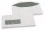 Fensterkuverts, Weiss, 114 x 229 mm (C5/6), Fenster links 40 x 110 mm, Fensterposition 20 mm von links und 24 mm von unten, 80 Gramm, gummiert | PIT Packaging.at | Briefumschlaegebestellen