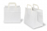 Tragetaschen aus Papier mit flachen Trageriemen - weiß, 260 x 175 x 245 mm | PIT Packaging.at | Briefumschlaegebestellen
