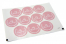 Taufe-Verschlusssiegel - mi bautizo rosa mit weißen Kranz | PIT Packaging.at | Briefumschlaegebestellen