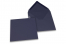 Farbige Kuverts  für Glückwunschkarten - Dunkelblau, 155 x 155 mm | PIT Packaging.at | Briefumschlaegebestellen