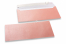 Kuverts in babyrosa mit Perlmutteffekt - 110 x 220 mm | PIT Packaging.at | Briefumschlaegebestellen