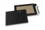 Papprückwandtaschen farbig - Schwarz, 162 x 229 mm | PIT Packaging.at | Briefumschlaegebestellen