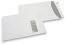 Fensterkuverts, Weiss, 229 x 324 mm (C4), Fenster rechts 40 x 110 mm, Fensterposition 20 mm von rechts und 60 mm von oben, 120 Gramm, haftkleberverschluß  | PIT Packaging.at | Briefumschlaegebestellen