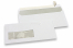 Laserdrucker Kuverts, 110 x 220 mm (DL), Fenster links 40 x 110 mm, Fensterposition 15 mm von links und 20 mm von unten | PIT Packaging.at | Briefumschlaegebestellen