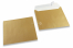 Goldene Kuverts mit Perlmutteffekt - 155 x 155 mm | PIT Packaging.at | Briefumschlaegebestellen