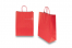 Tragetaschen aus Papier mit gedrehten Papierkordeln - feuerrot, 260 x 120 x 350 mm, 90 Gramm | PIT Packaging.at | Briefumschlaegebestellen