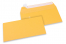 Farbige Kuverts Papier - Goldgelb, 110 x 220 mm | PIT Packaging.at | Briefumschlaegebestellen