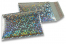 Luftpolstertaschen metallic umweltfreundlich - Silber Holographisch 180 x 250 mm | PIT Packaging.at | Briefumschlaegebestellen