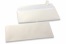 Weiss Kuverts mit Perlmutteffekt - 110 x 220 mm | PIT Packaging.at | Briefumschlaegebestellen