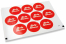 Geburt-Verschlusssiegel - Babyshower rot | PIT Packaging.at | Briefumschlaegebestellen