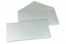 Farbige Kuverts für Glückwunschkarten - Silber metallic, 110 x 220 mm | PIT Packaging.at | Briefumschlaegebestellen