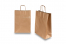 Tragetaschen aus Papier mit gedrehten Papierkordeln - messing, 260 x 120 x 350 mm, 90 Gramm | PIT Packaging.at | Briefumschlaegebestellen