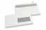 Laserdrucker Kuverts, 110 x 220 mm (DL), Fenster rechts 40 x 110 mm, Fensterposition 15 mm von rechts und 20 mm von unten | PIT Packaging.at | Briefumschlaegebestellen