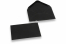Farbige Mini - Kuverts Schwarz | PIT Packaging.at | Briefumschlaegebestellen