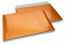Luftpolstertaschen metallic umweltfreundlich - Orange 320 x 425 mm | PIT Packaging.at | Briefumschlaegebestellen