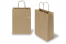 Tragetaschen aus Papier mit gedrehten Papierkordeln - braun gestreift, 220 x 100 x 310 mm, 90 Gramm | PIT Packaging.at | Briefumschlaegebestellen