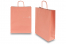 Tragetaschen aus Papier mit gedrehten Papierkordeln - lachsrosa, 320 x 120 x 410 mm, 100 Gramm | PIT Packaging.at | Briefumschlaegebestellen