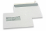 Fensterkuverts, Weiss, 156 x 220 mm (EA5), Fenster links 40 x 110 mm, Fensterposition 20 mm von links und 66 mm von unten, 90 Gramm, haftkleberverschluß | PIT Packaging.at | Briefumschlaegebestellen