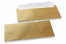 Goldene Kuverts mit Perlmutteffekt - 110 x 220 mm | PIT Packaging.at | Briefumschlaegebestellen