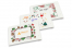Weiße Weihnachts-Luftpolstertaschen - Beispiele mit einem Logo | PIT Packaging.at | Briefumschlaegebestellen