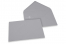 Farbige Kuverts für Glückwunschkarten - Grau, 162 x 229 mm | PIT Packaging.at | Briefumschlaegebestellen