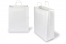 Tragetaschen aus Papier mit gedrehten Papierkordeln - weiß, 320 x 140 x 420 mm, 100 Gramm | PIT Packaging.at | Briefumschlaegebestellen