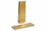 Blockbodenbeutel farbig - Gold 80 x 50 x 250 mm, 250 Gramm | PIT Packaging.at | Briefumschlaegebestellen