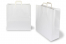 Tragetaschen aus Papier mit flachen Trageriemen - weiß, 450 x 170 x 420 mm | PIT Packaging.at | Briefumschlaegebestellen