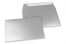 Farbige Kuverts Papier - Silber metallic, 114 x 162 mm | PIT Packaging.at | Briefumschlaegebestellen