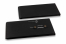 Kartonverpackung mit Kordelverschluss - 110 x 220 x 25 mm, schwarz | PIT Packaging.at | Briefumschlaegebestellen