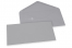 Farbige Kuverts für Glückwunschkarten - Grau, 110 x 220 mm | PIT Packaging.at | Briefumschlaegebestellen