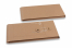 Kartonverpackung mit Kordelverschluss - 110 x 220 x 25 mm, braun | PIT Packaging.at | Briefumschlaegebestellen