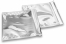 Silberne Metallic Folienkuverts - 220 x 220 mm | PIT Packaging.at | Briefumschlaegebestellen