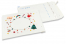 Weiße Weihnachts-Luftpolstertaschen - Weihnachtsdekoration | PIT Packaging.at | Briefumschlaegebestellen